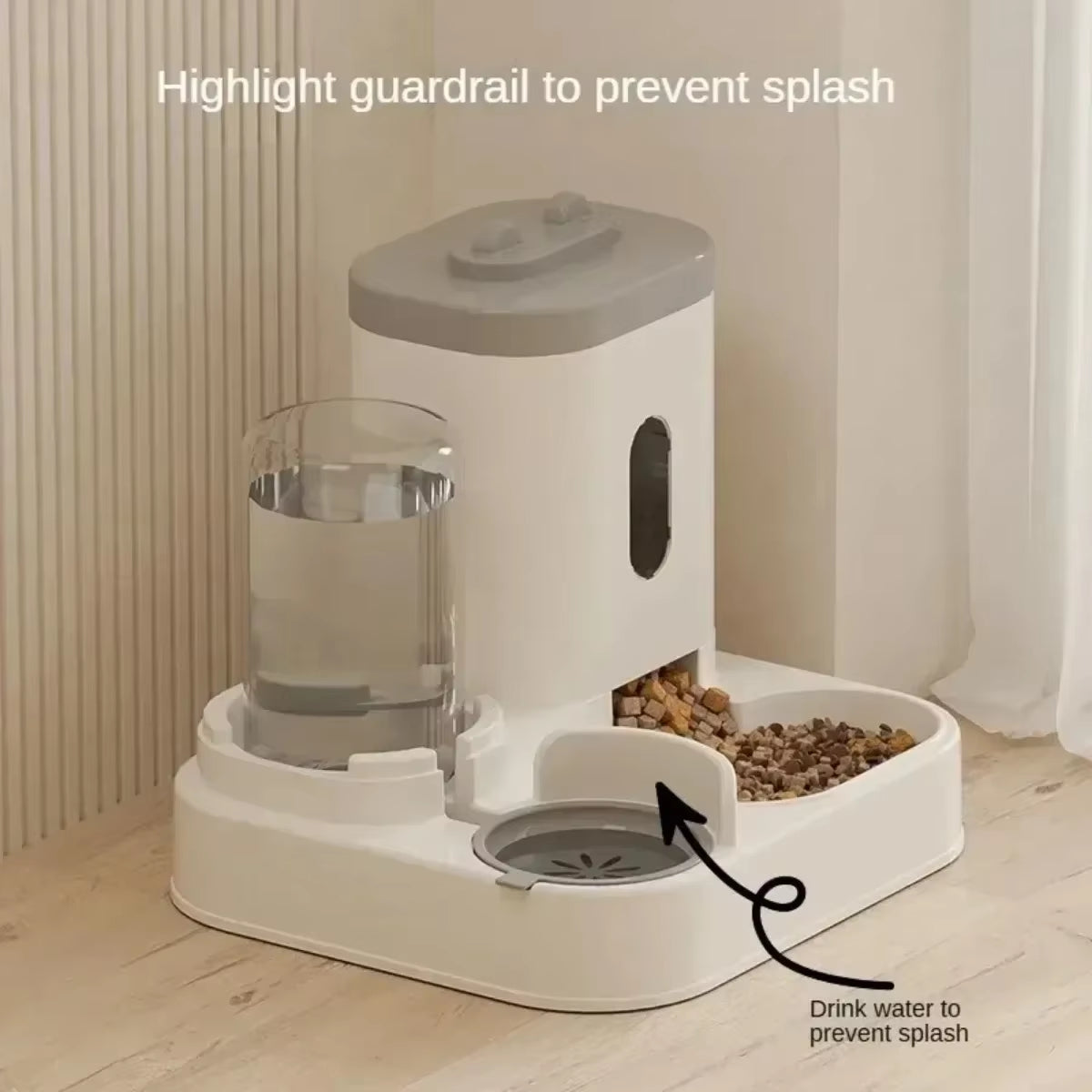 Automatic Pet Feeder & Water Dispenser Set for Cats & Dogs