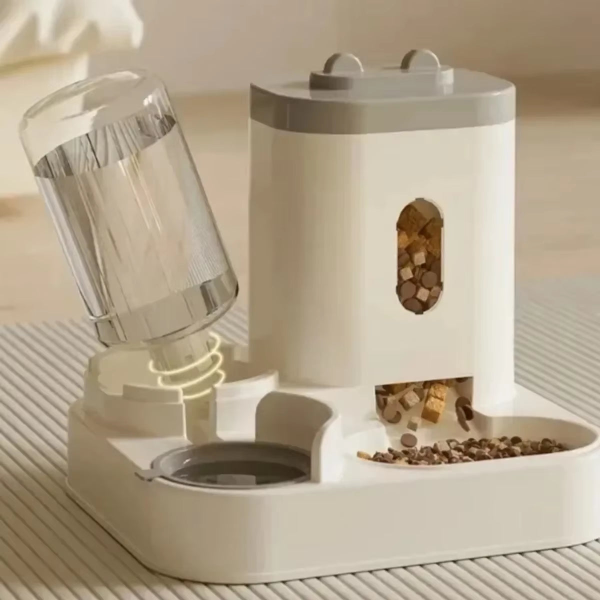 Automatic Pet Feeder & Water Dispenser Set for Cats & Dogs