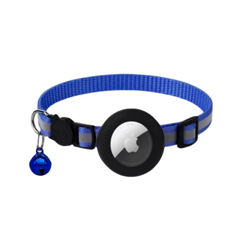 Reflective AirTag Cat Collar with Breakaway Safety Buckle