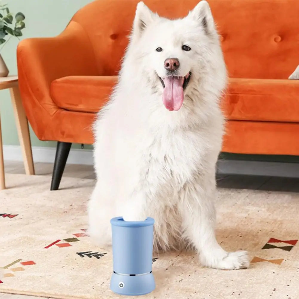 Automatic Dog Paw Cleaner Cup – Rechargeable Pet Foot Washer for Dogs & Cats
