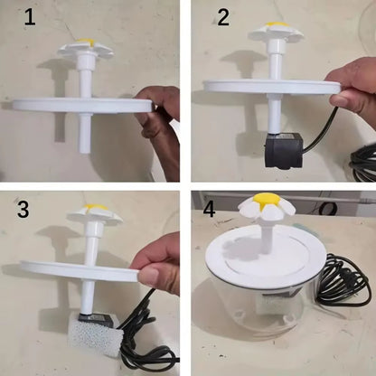 Automatic Pet Water Fountain for Cats & Dogs – USB Quiet Water Dispenser