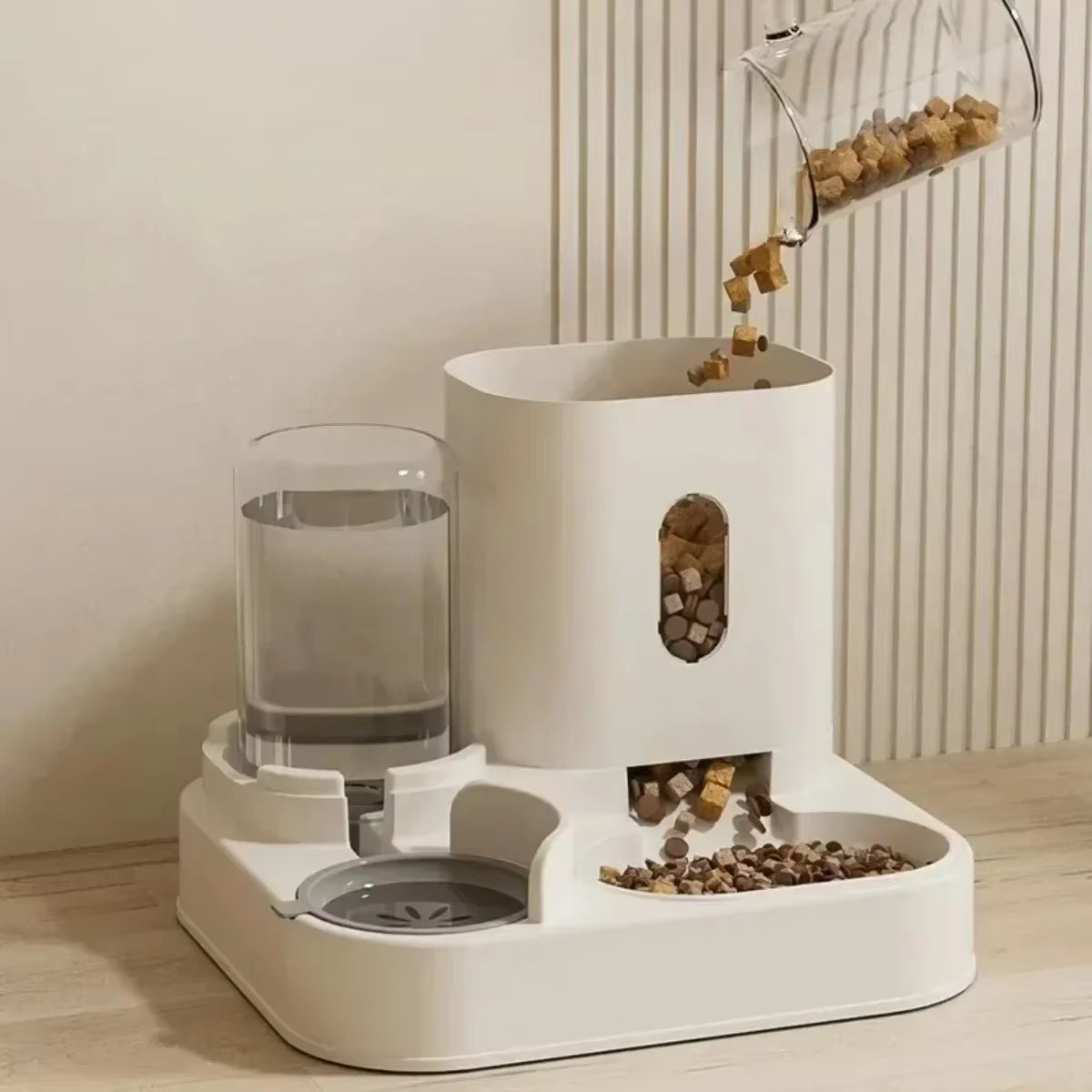 Automatic Pet Feeder & Water Dispenser Set for Cats & Dogs