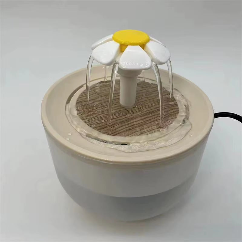 Automatic Pet Water Fountain for Cats & Dogs – USB Quiet Water Dispenser
