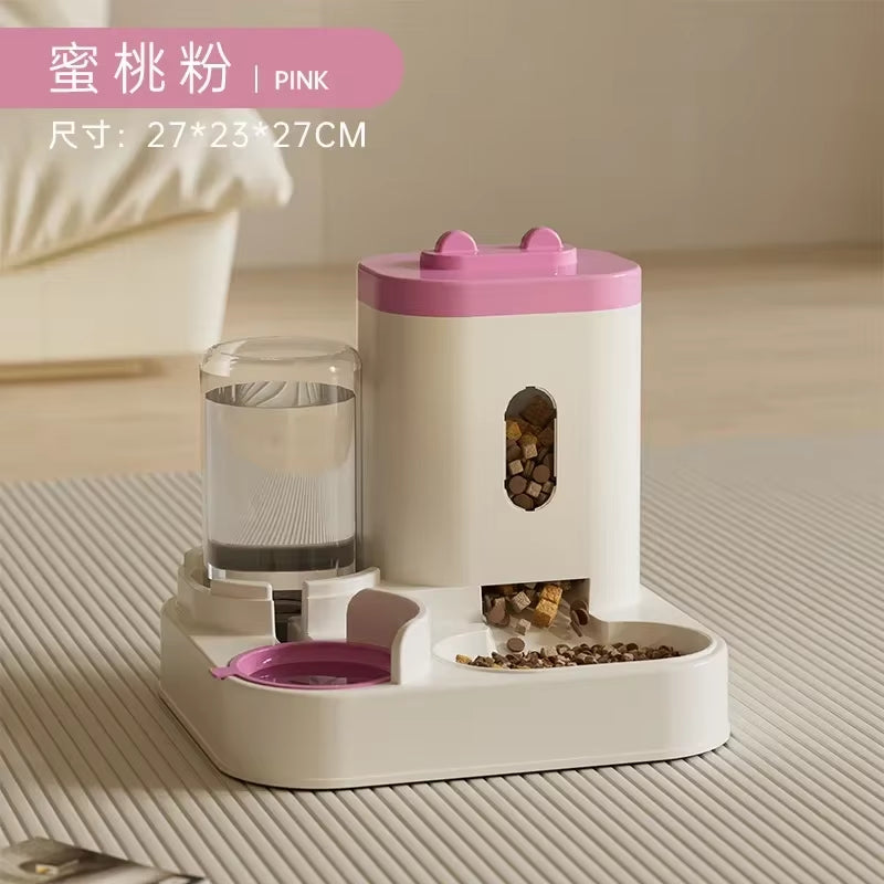 Automatic Pet Feeder & Water Dispenser Set for Cats & Dogs