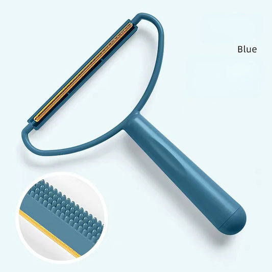 Portable Silicone Pet Hair Remover Brush for Clothes & Furniture