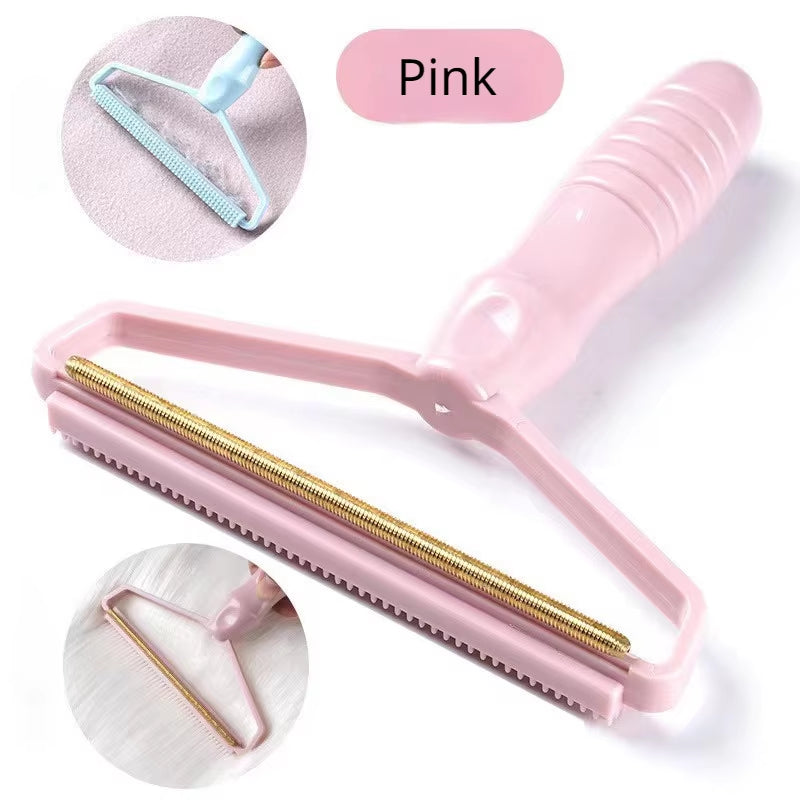 Portable Silicone Pet Hair Remover Brush for Clothes & Furniture